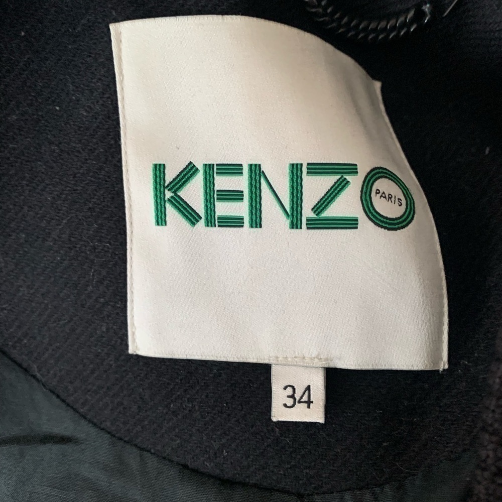 KENZO Virgin wool knit coat - Picture 9 of 10